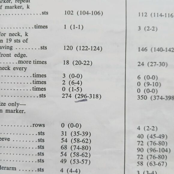 Vintage MCM Bucilla, Bear, Fleisher Men's Classics Sweater Knitting Gauge Guide - Picture 5 of 10